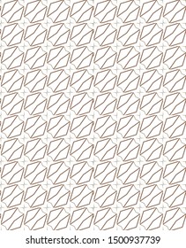 Seamless vector pattern in geometric ornamental style