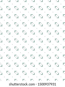 Seamless vector pattern in geometric ornamental style