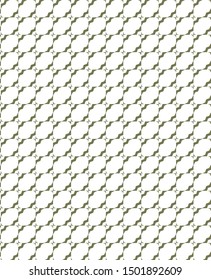 Seamless vector pattern in geometric ornamental style