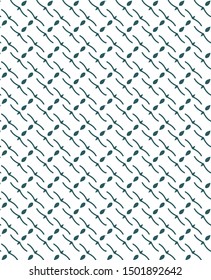 Seamless vector pattern in geometric ornamental style
