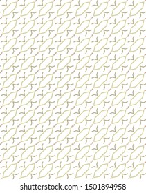 Seamless vector pattern in geometric ornamental style