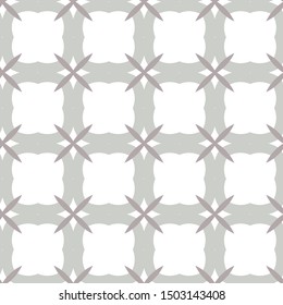 Seamless vector pattern in geometric ornamental style