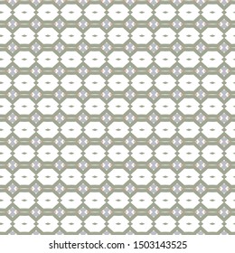 Seamless vector pattern in geometric ornamental style