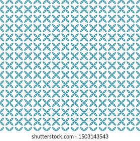 Seamless vector pattern in geometric ornamental style