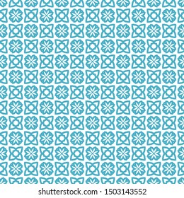 Seamless vector pattern in geometric ornamental style