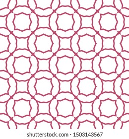 Seamless vector pattern in geometric ornamental style