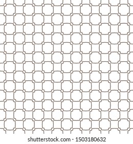 Seamless vector pattern in geometric ornamental style