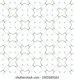 Seamless vector pattern in geometric ornamental style