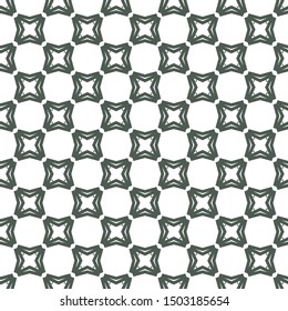 Seamless vector pattern in geometric ornamental style