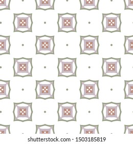 Seamless vector pattern in geometric ornamental style