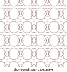 Seamless vector pattern in geometric ornamental style