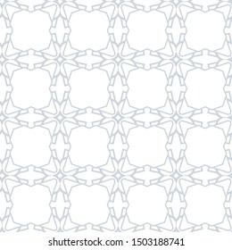Seamless vector pattern in geometric ornamental style