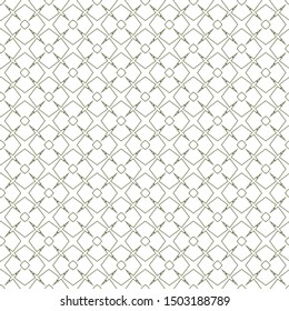 Seamless vector pattern in geometric ornamental style