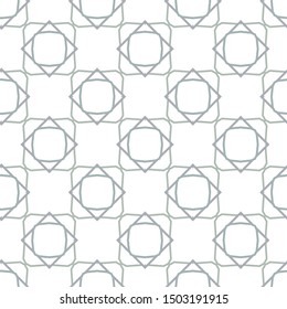 Seamless vector pattern in geometric ornamental style