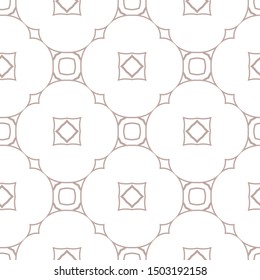 Seamless vector pattern in geometric ornamental style