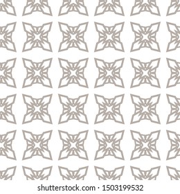 Seamless vector pattern in geometric ornamental style