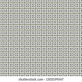 Seamless vector pattern in geometric ornamental style