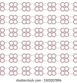 Seamless vector pattern in geometric ornamental style
