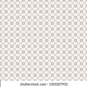 Seamless vector pattern in geometric ornamental style