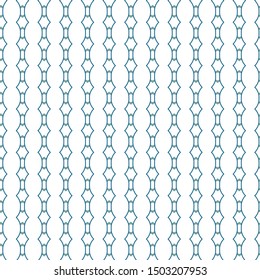 Seamless vector pattern in geometric ornamental style