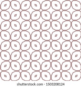 Seamless vector pattern in geometric ornamental style