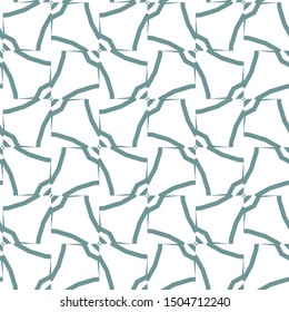 Seamless vector pattern in geometric ornamental style