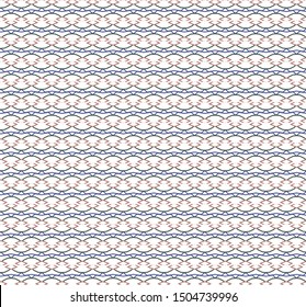 Seamless vector pattern in geometric ornamental style
