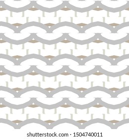 Seamless vector pattern in geometric ornamental style