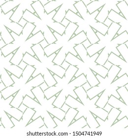 Seamless vector pattern in geometric ornamental style