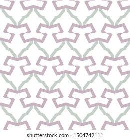 Seamless vector pattern in geometric ornamental style