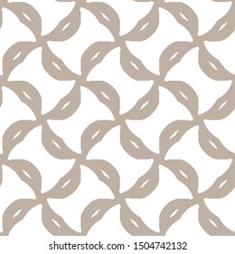 Seamless vector pattern in geometric ornamental style