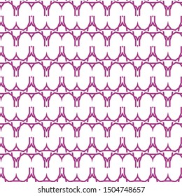 Seamless vector pattern in geometric ornamental style