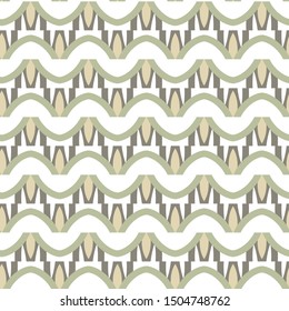 Seamless vector pattern in geometric ornamental style
