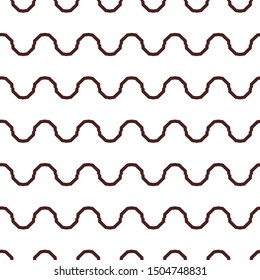 Seamless vector pattern in geometric ornamental style