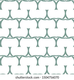 Seamless vector pattern in geometric ornamental style