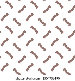 Seamless vector pattern in geometric ornamental style