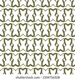 Seamless vector pattern in geometric ornamental style