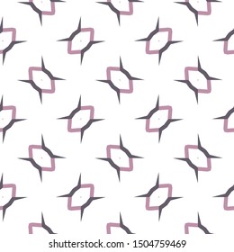 Seamless vector pattern in geometric ornamental style