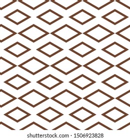 Seamless vector pattern in geometric ornamental style