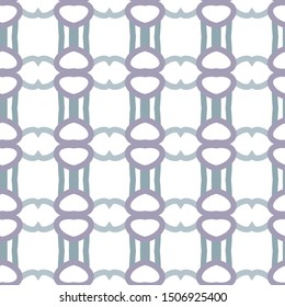 Seamless vector pattern in geometric ornamental style