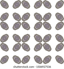 Seamless vector pattern in geometric ornamental style