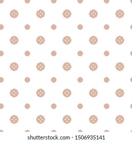 Seamless vector pattern in geometric ornamental style