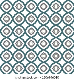 Seamless vector pattern in geometric ornamental style