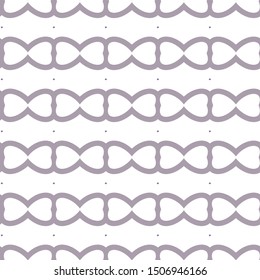 Seamless vector pattern in geometric ornamental style