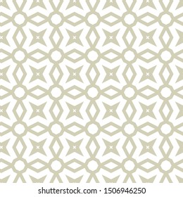 Seamless vector pattern in geometric ornamental style