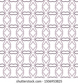 Seamless vector pattern in geometric ornamental style
