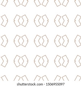 Seamless vector pattern in geometric ornamental style