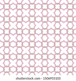 Seamless vector pattern in geometric ornamental style