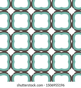 Seamless vector pattern in geometric ornamental style