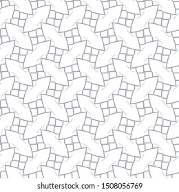 Seamless vector pattern in geometric ornamental style